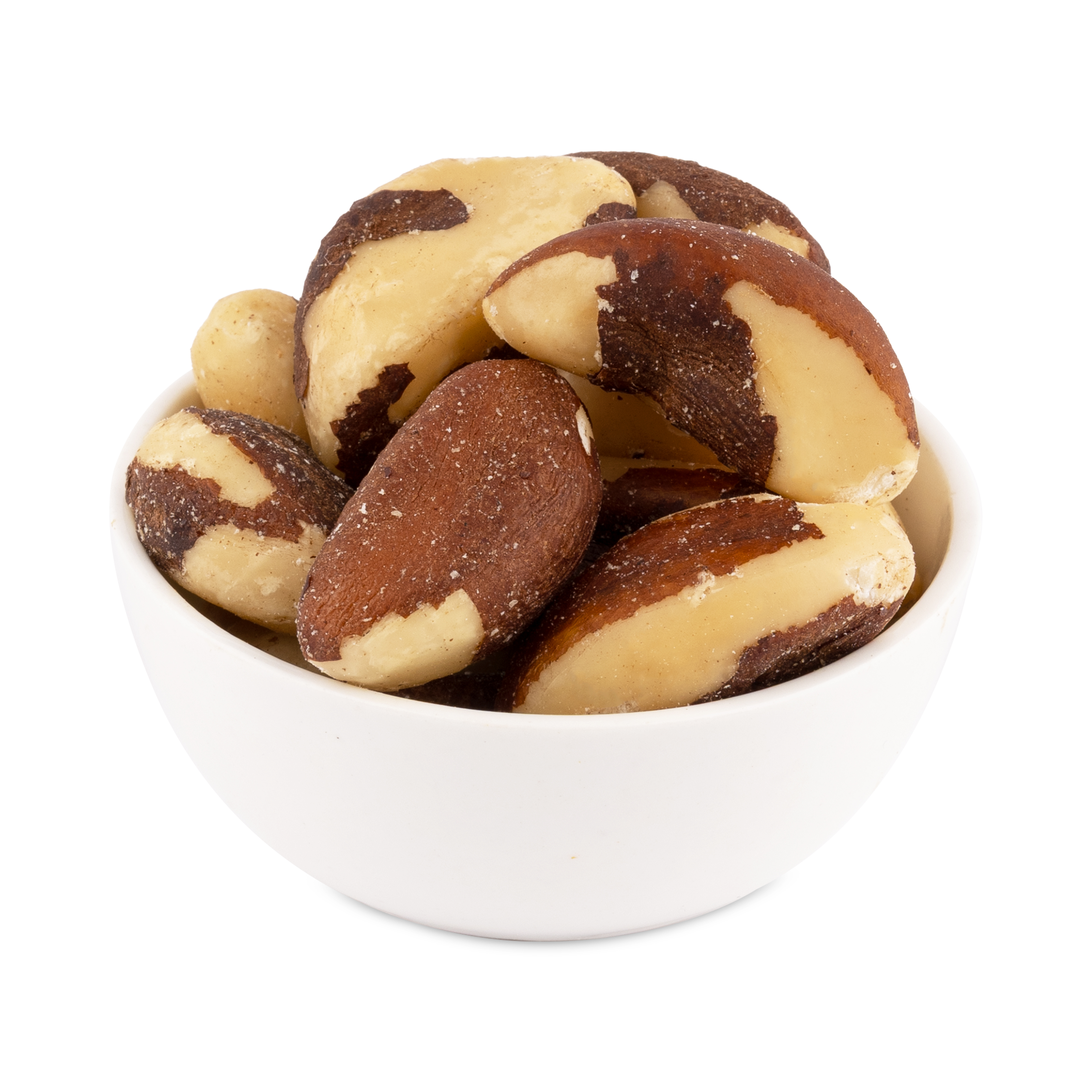 Brazil Nut displayed with whole premium Brazil nuts featuring smooth texture, natural brown colour, and fresh quality.