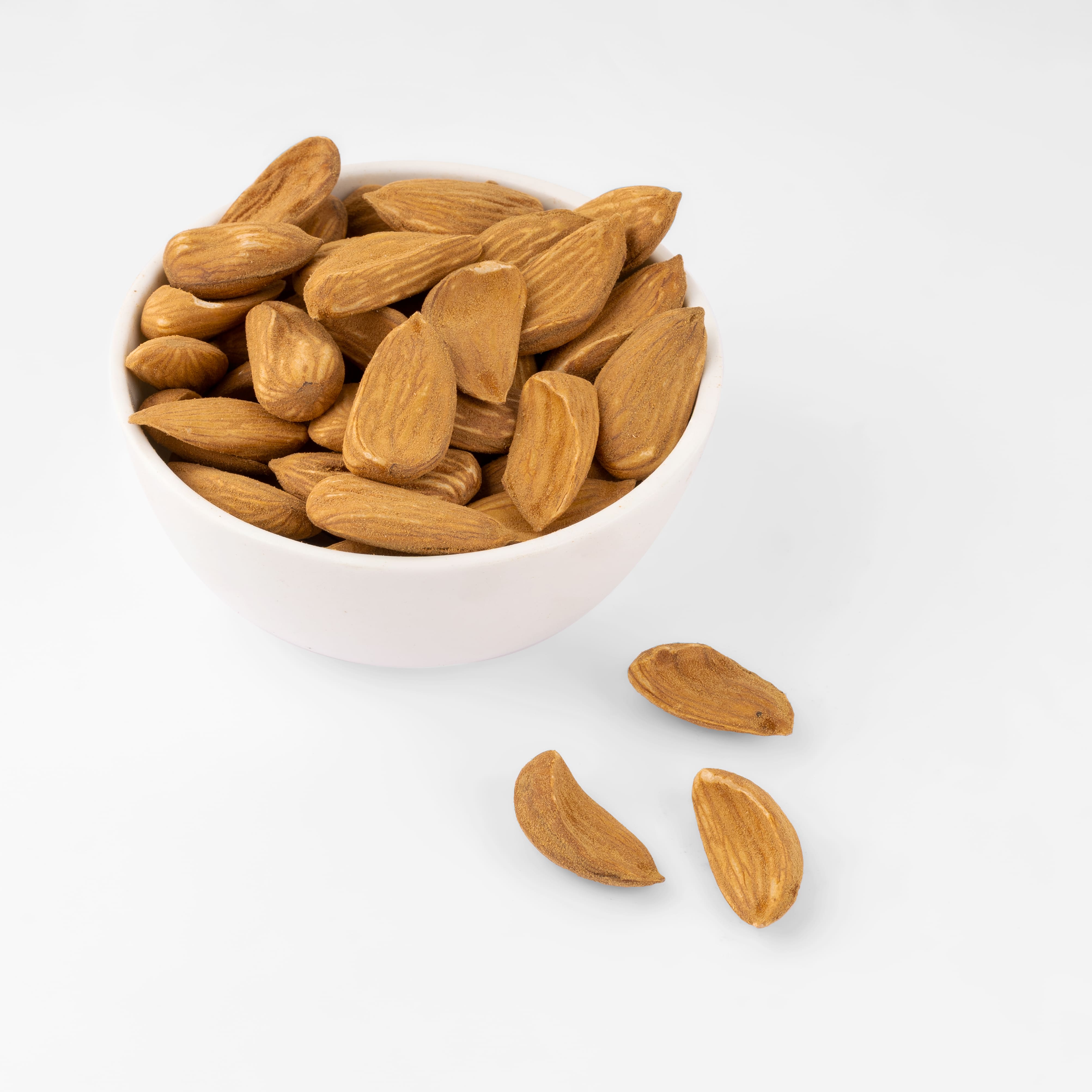 Premium Mamro Badam Small A 250 GM packed with fresh, crunchy almonds for healthy snacking, cooking, and everyday nutrition.