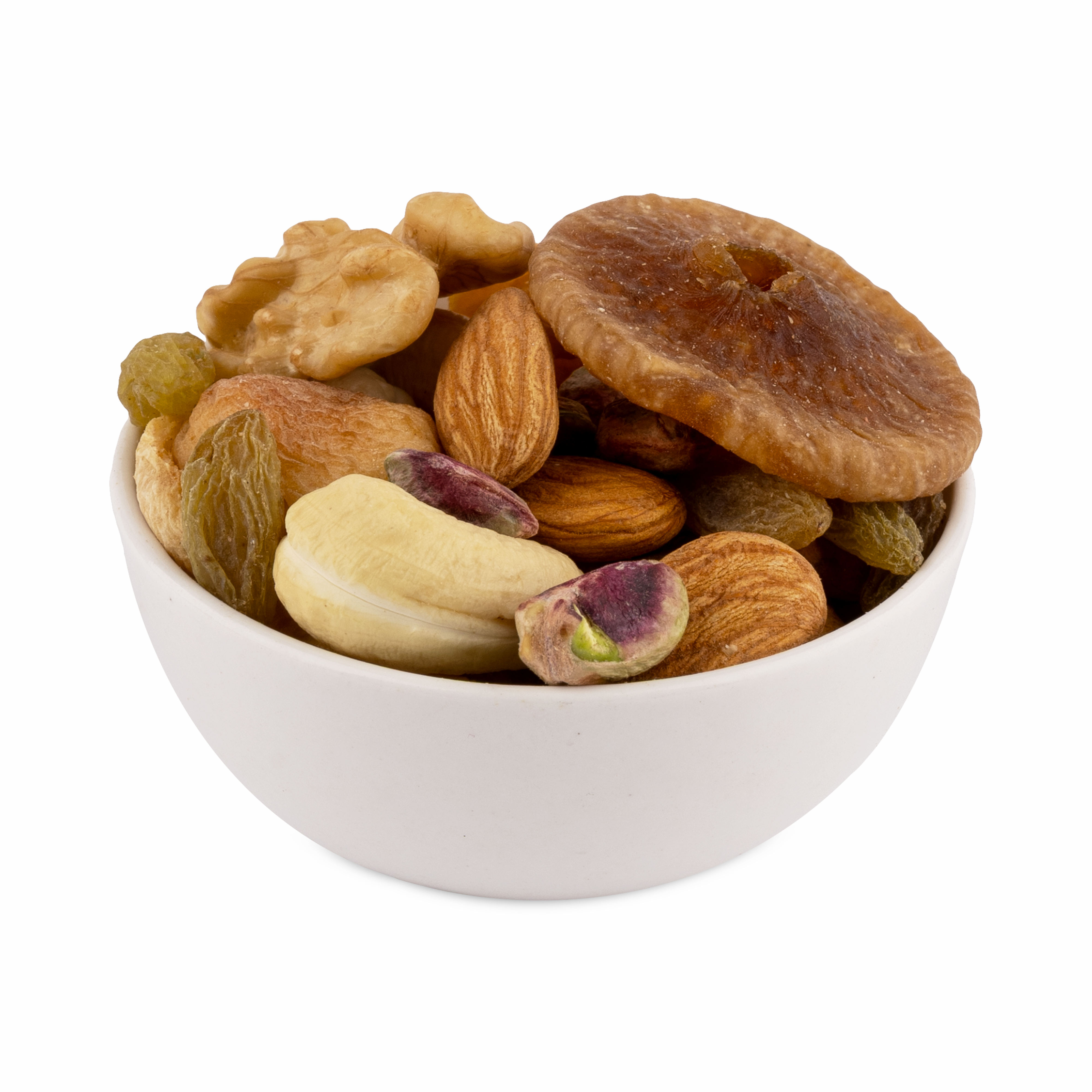 Mix Dryfruit SSP 250 Gms displayed with selected dry fruits including almonds, cashews, raisins, and pistachios.