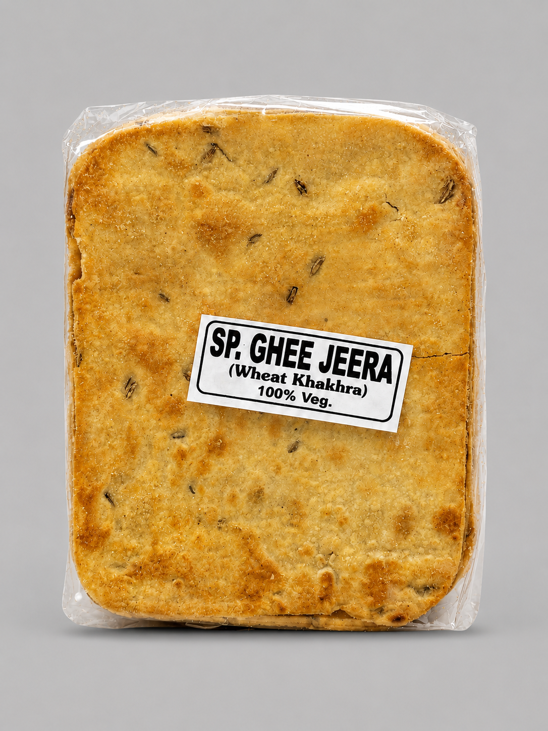 Mobile Jeera Khakhra 200 GMS with crisp texture and fragrant cumin seasoning for traditional Gujarati meals and snacks.