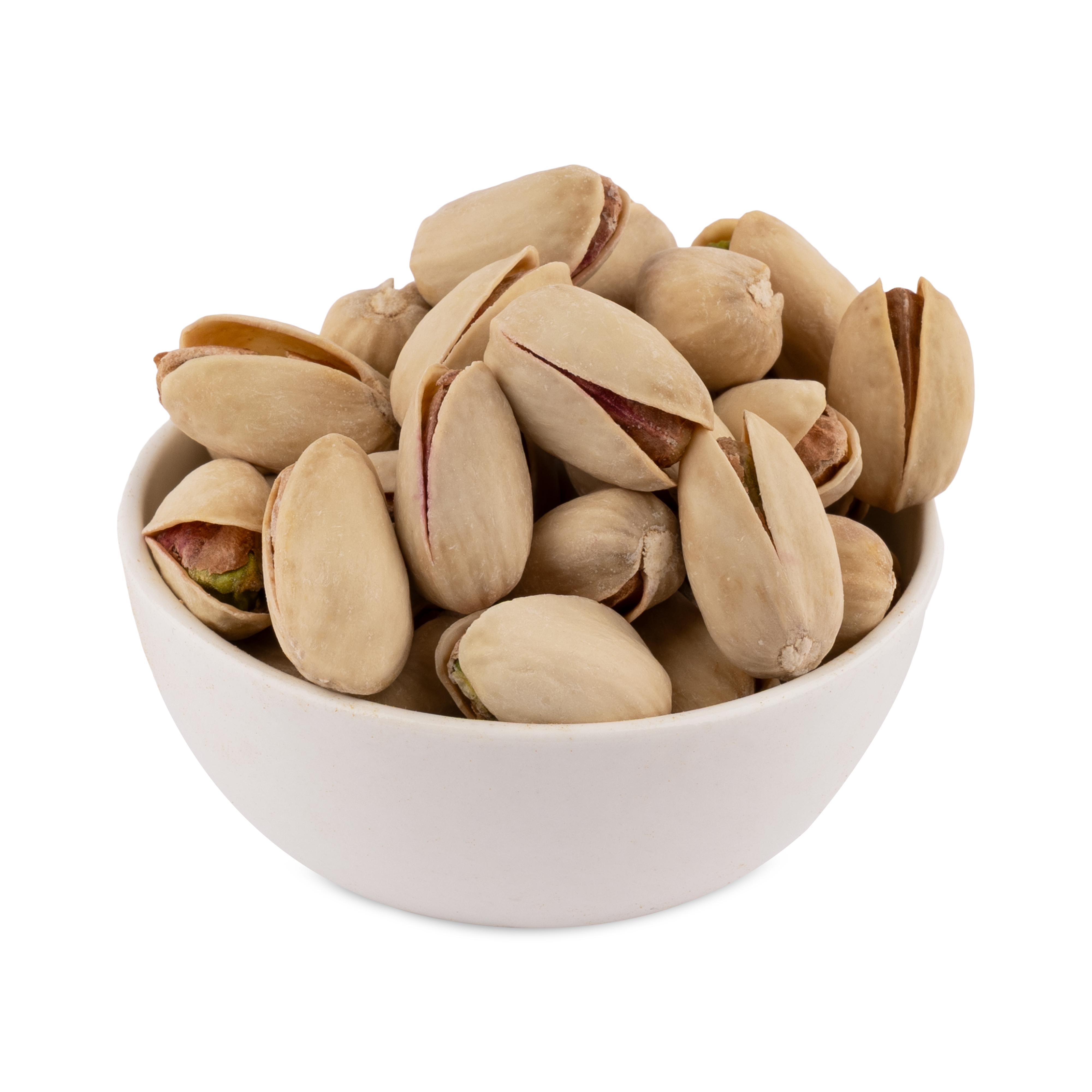 Salted American Pista 250 Gms displayed in a wooden bowl with roasted pistachios, crunchy shells, and natural texture.